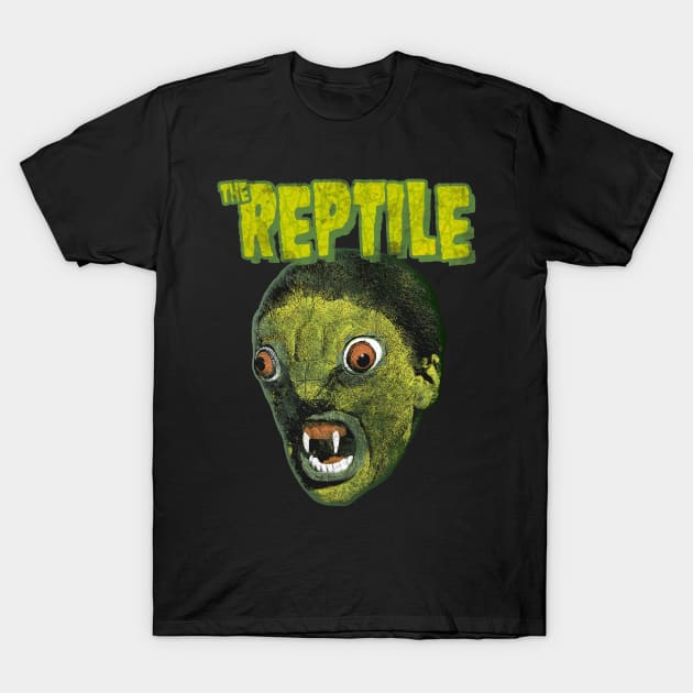 The Reptile )( Classic Cult Sci Fi Horror Film T-Shirt by darklordpug